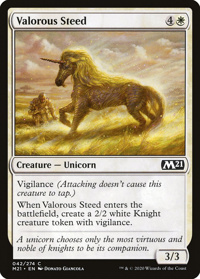 Valorous Steed [Core Set 2021] | The CG Realm