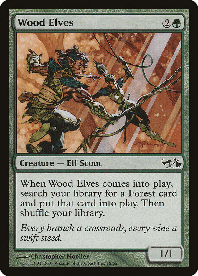 Wood Elves [Duel Decks: Elves vs. Goblins] | The CG Realm