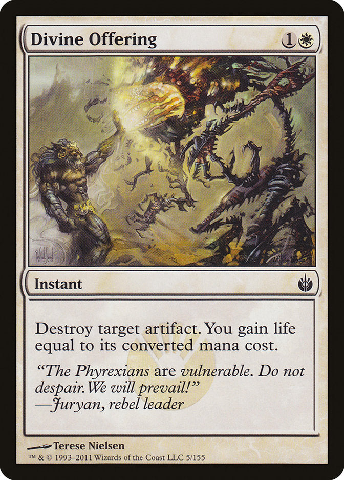 Divine Offering [Mirrodin Besieged] | The CG Realm