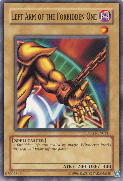Left Arm of the Forbidden One [DLG1-EN021] Common | The CG Realm