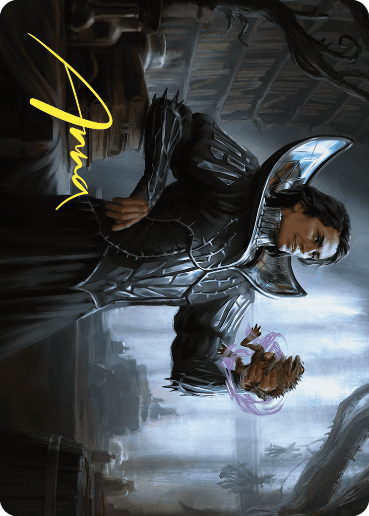 Spiteful Hexmage Art Card (Gold-Stamped Signature) [Wilds of Eldraine Art Series] | The CG Realm