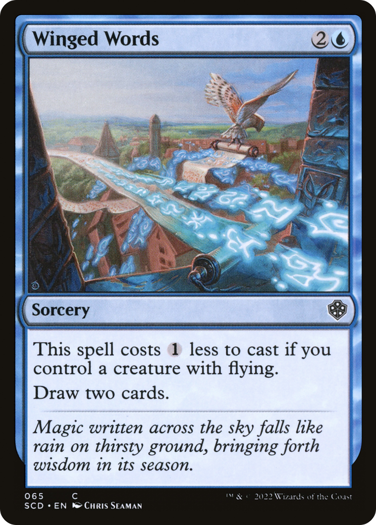 Winged Words [Starter Commander Decks] | The CG Realm