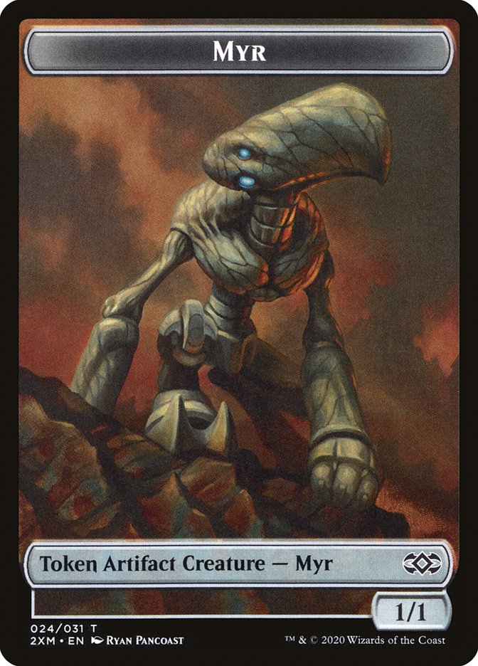 Clue // Myr (024) Double-Sided Token [Double Masters Tokens] | The CG Realm