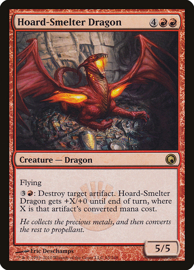 Hoard-Smelter Dragon [Scars of Mirrodin] | The CG Realm