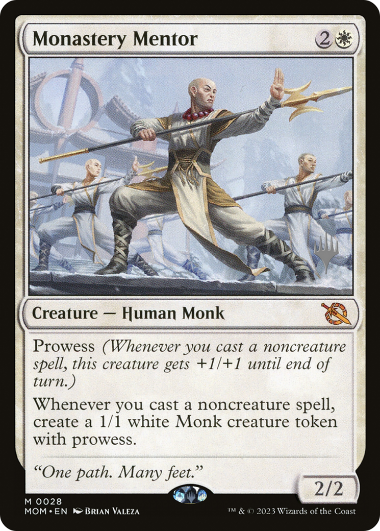 Monastery Mentor (Promo Pack) [March of the Machine Promos] | The CG Realm
