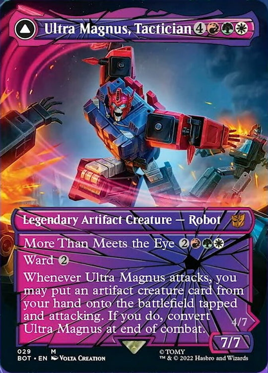 Ultra Magnus, Tactician (Shattered Glass) (BOT-029) - Transformers: (convertdfc, shatteredglass) (Borderless)