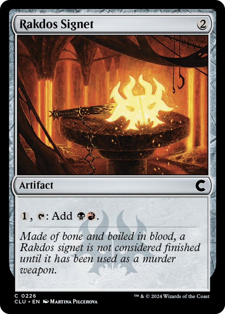 Rakdos Signet [Ravnica: Clue Edition] | The CG Realm