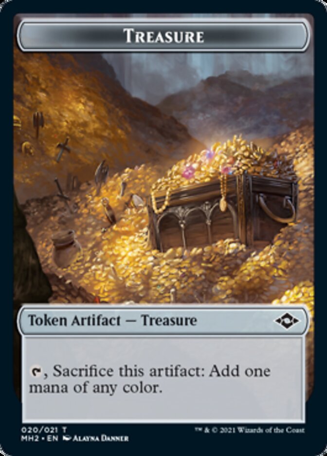 Treasure Token (20) [Modern Horizons 2 Tokens] | The CG Realm