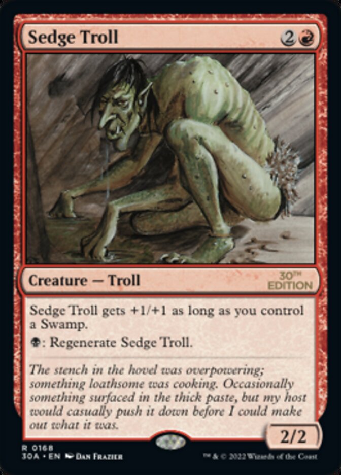 Sedge Troll [30th Anniversary Edition] | The CG Realm