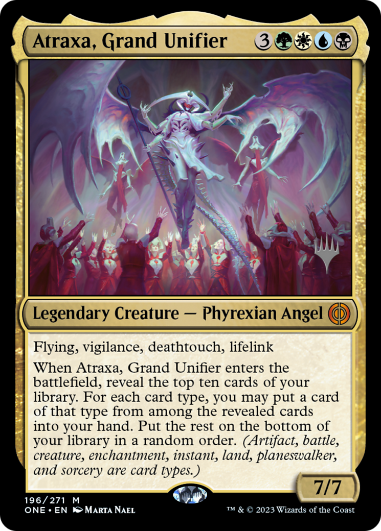 Atraxa, Grand Unifier (Promo Pack) [Phyrexia: All Will Be One Promos] | The CG Realm