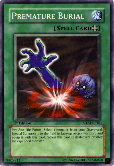 Premature Burial [SD7-EN018] Common | The CG Realm