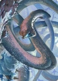 Koma, Cosmos Serpent 1 Art Card [Kaldheim Art Series] | The CG Realm