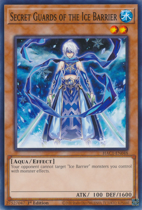 Secret Guards of the Ice Barrier [HAC1-EN048] Common | The CG Realm