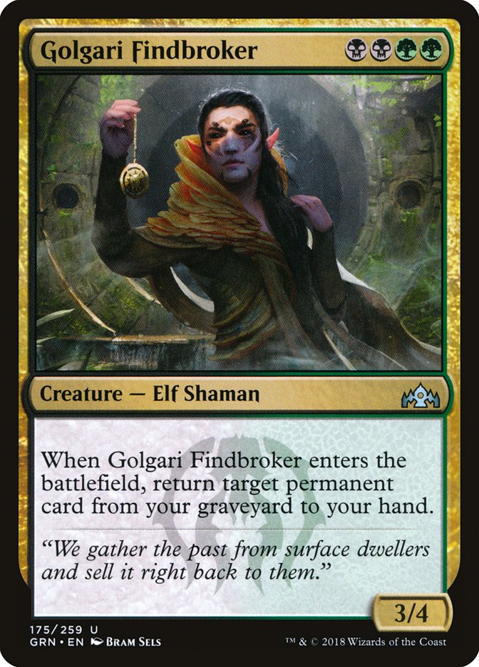 Golgari Findbroker [Guilds of Ravnica] | The CG Realm