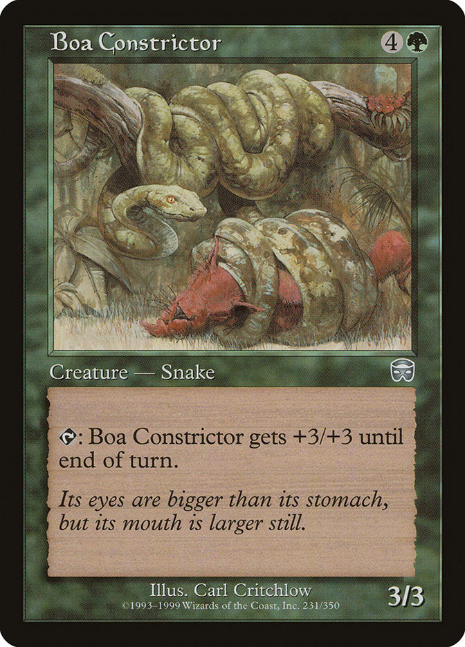 Boa Constrictor [Mercadian Masques] | The CG Realm