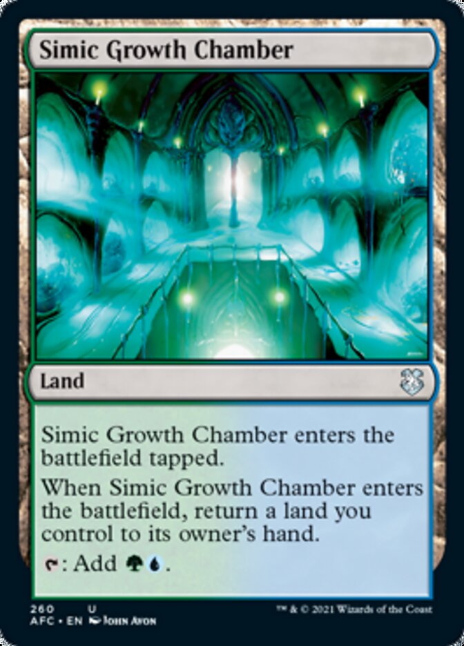 Simic Growth Chamber [Dungeons & Dragons: Adventures in the Forgotten Realms Commander] | The CG Realm