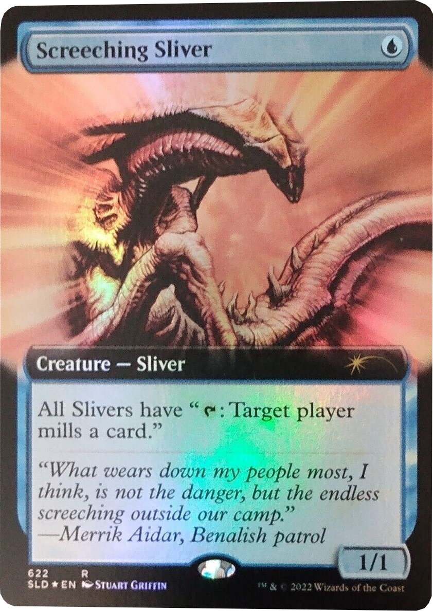 Screeching Sliver (Extended Art) [Secret Lair Drop Promos] | The CG Realm