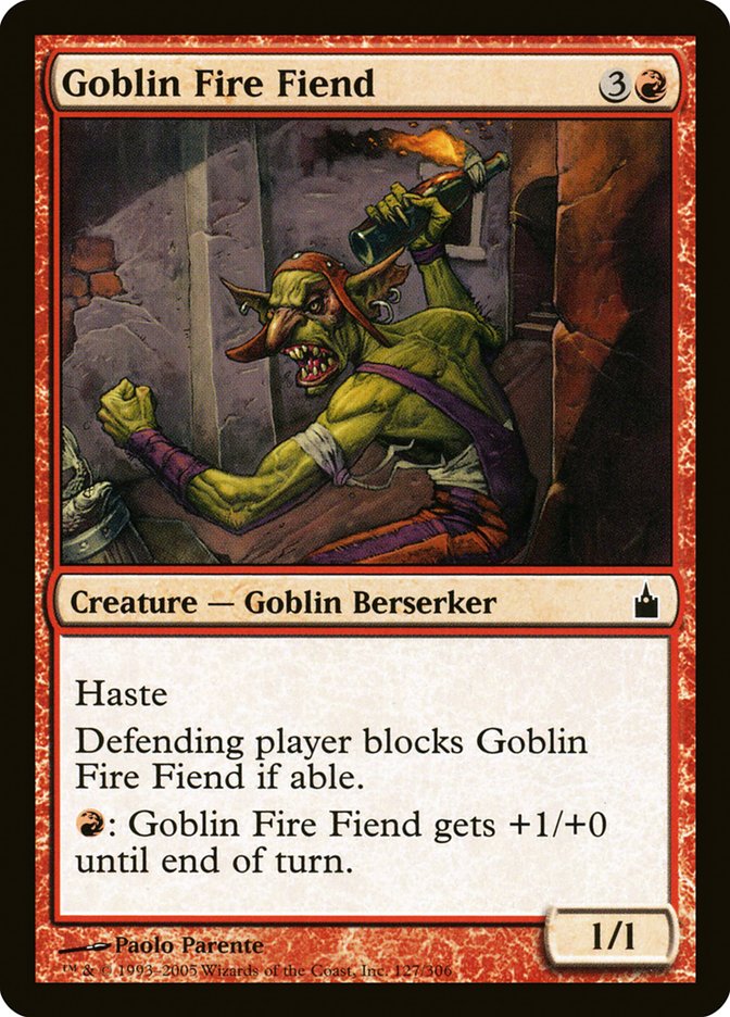 Goblin Fire Fiend [Ravnica: City of Guilds] | The CG Realm