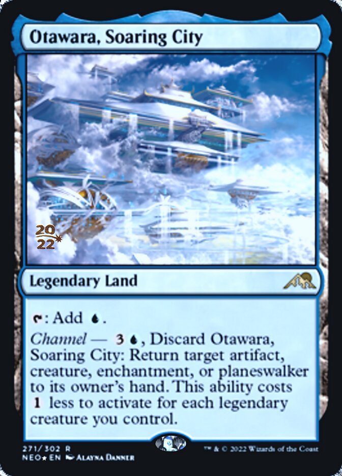 Otawara, Soaring City [Kamigawa: Neon Dynasty Prerelease Promos] | The CG Realm