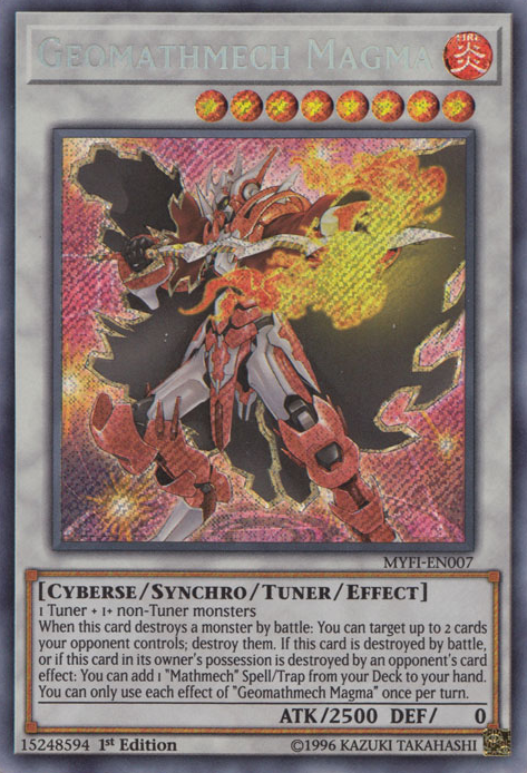 Geomathmech Magma [MYFI-EN007] Secret Rare | The CG Realm