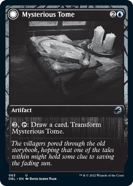 Mysterious Tome (DBL-063) - Innistrad: Double Feature: (Double Faced Transform)