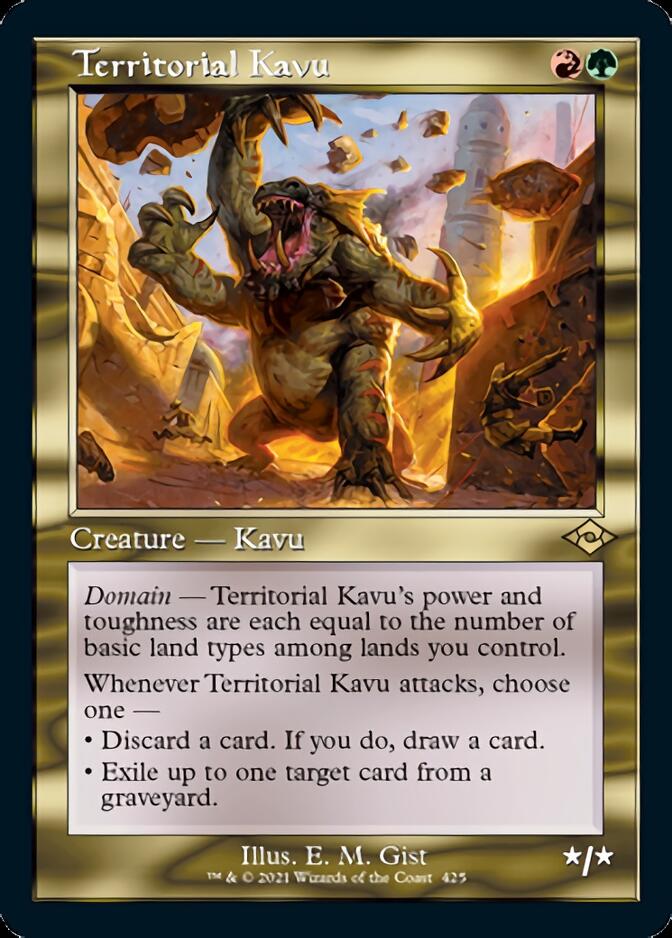 Territorial Kavu (Retro Foil Etched) [Modern Horizons 2] | The CG Realm