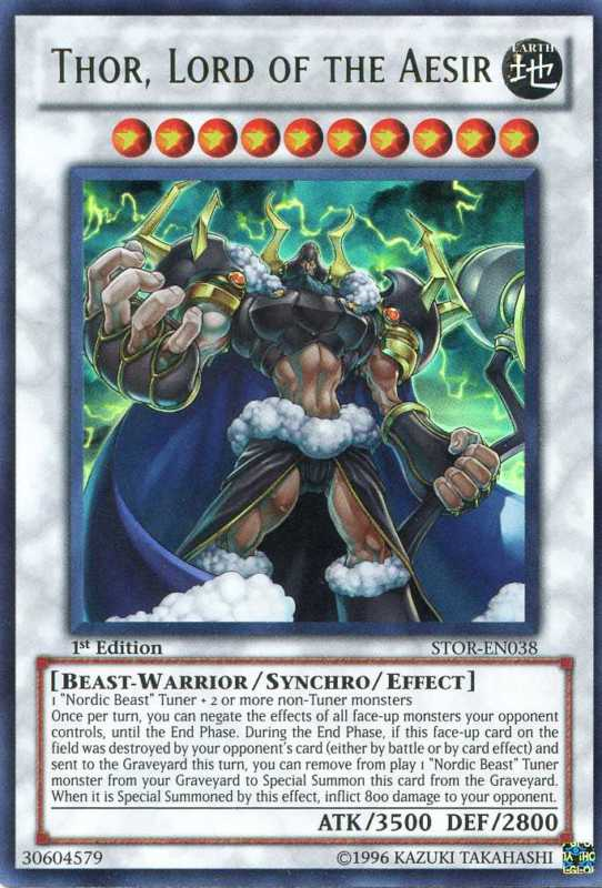 Thor, Lord of the Aesir [STOR-EN038] Ultra Rare | The CG Realm