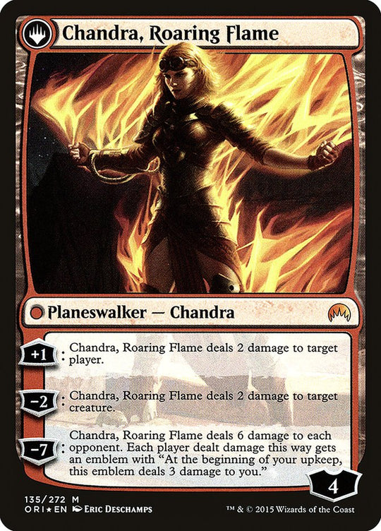 Chandra, Fire of Kaladesh (PRE-135) - Magic Origins Promos: (originpwdfc) Foil