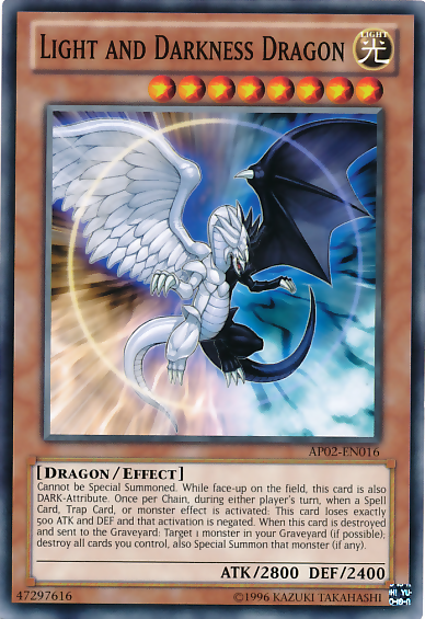Light and Darkness Dragon [AP02-EN016] Common | The CG Realm