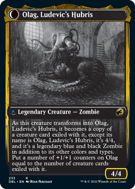 Ludevic, Necrogenius (DBL-233) - Innistrad: Double Feature: (Double Faced Transform)