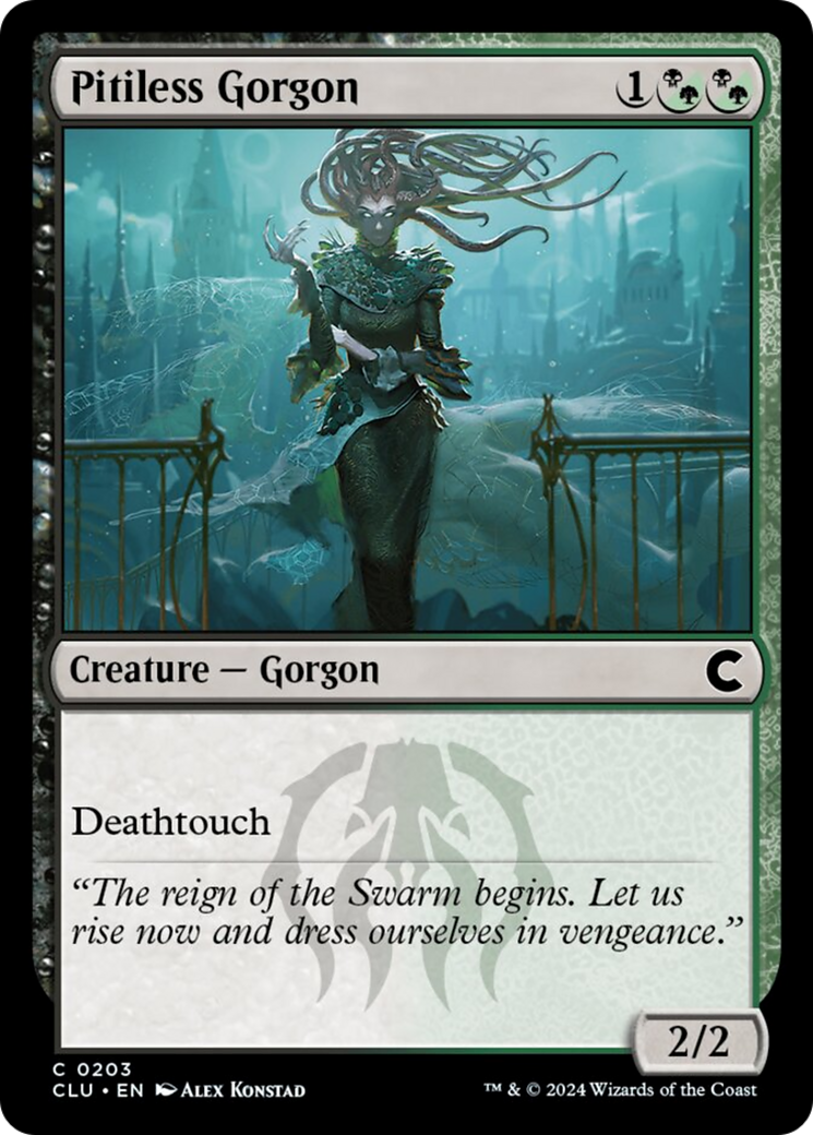 Pitiless Gorgon [Ravnica: Clue Edition] | The CG Realm