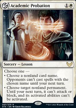 Academic Probation (Promo Pack) [Strixhaven: School of Mages Promos] | The CG Realm