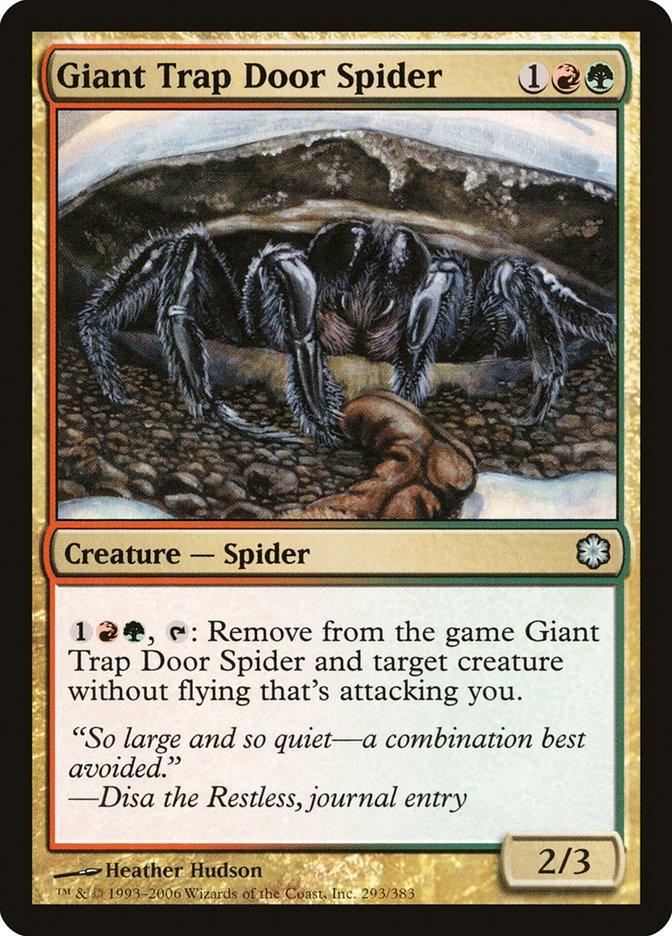 Giant Trap Door Spider [Coldsnap Theme Decks] | The CG Realm