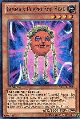 Gimmick Puppet Egg Head [NUMH-EN005] Super Rare | The CG Realm