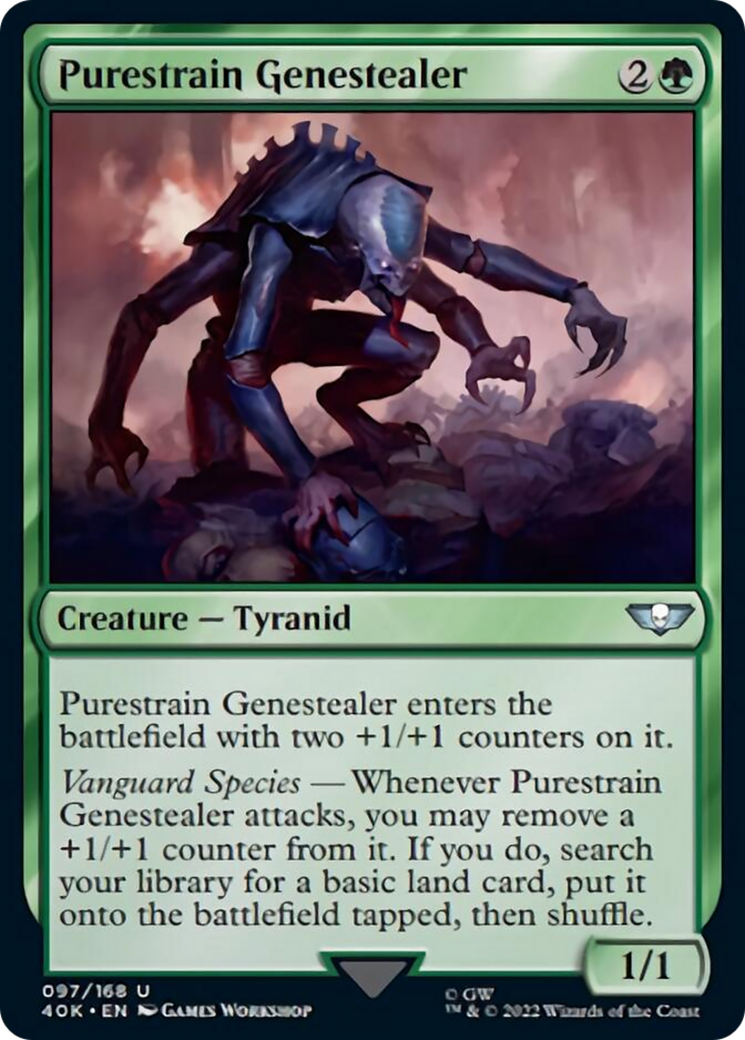 Purestrain Genestealer (Surge Foil) [Warhammer 40,000] | The CG Realm