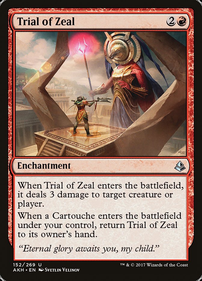 Trial of Zeal [Amonkhet] | The CG Realm