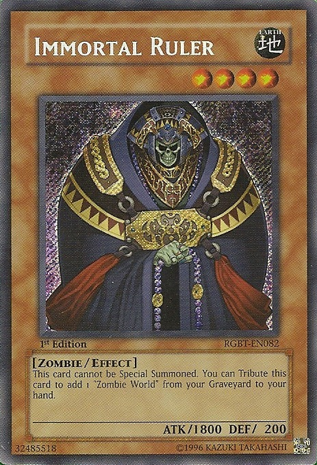 Immortal Ruler [RGBT-EN082] Secret Rare | The CG Realm