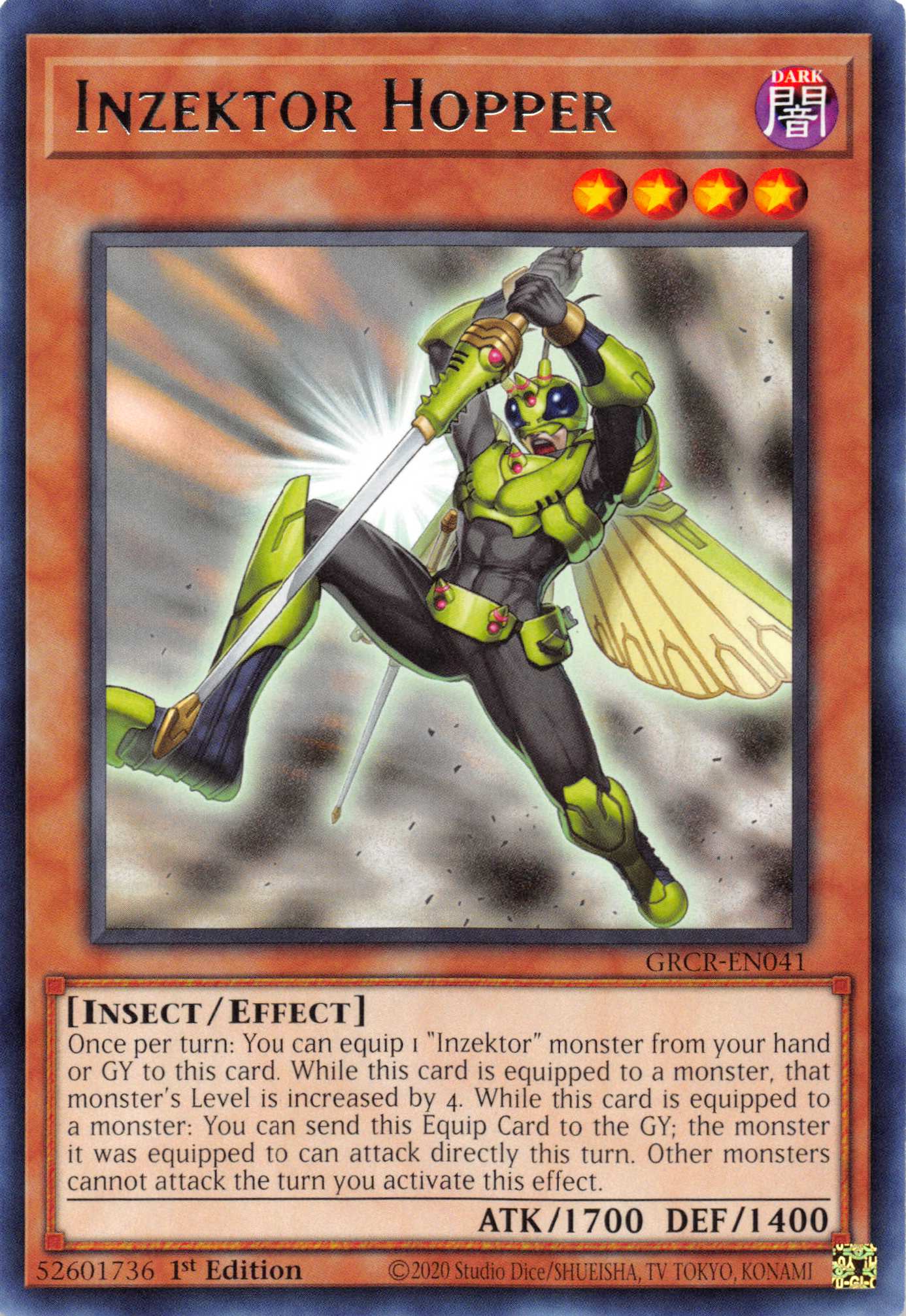 Inzektor Hopper [GRCR-EN041] Rare | The CG Realm