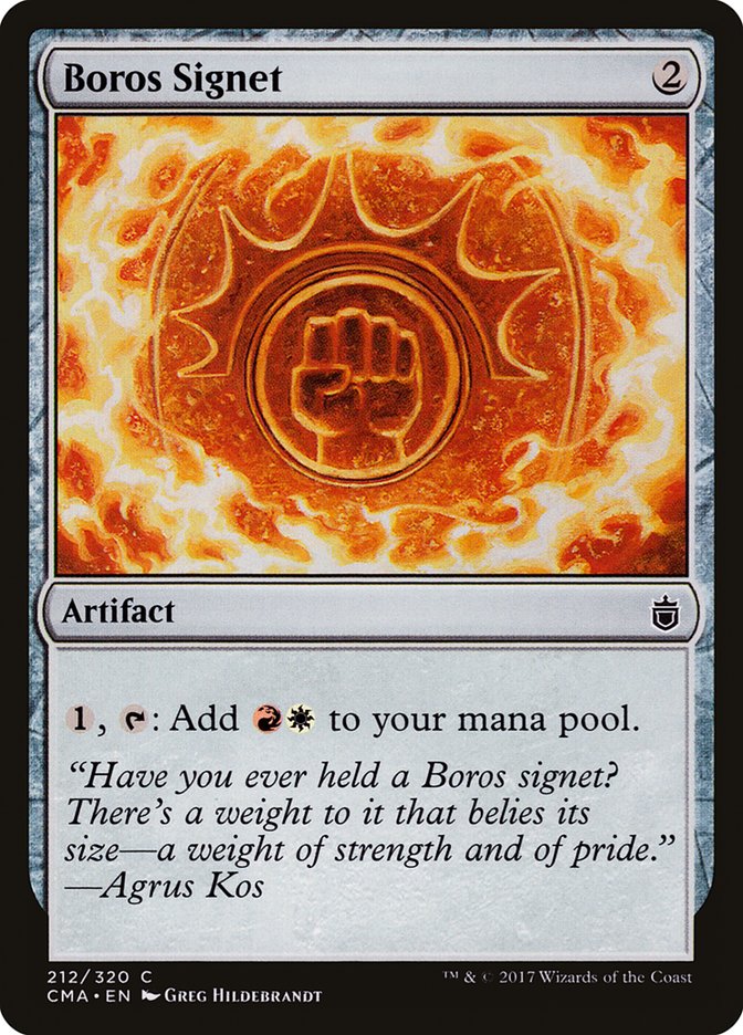 Boros Signet [Commander Anthology] | The CG Realm