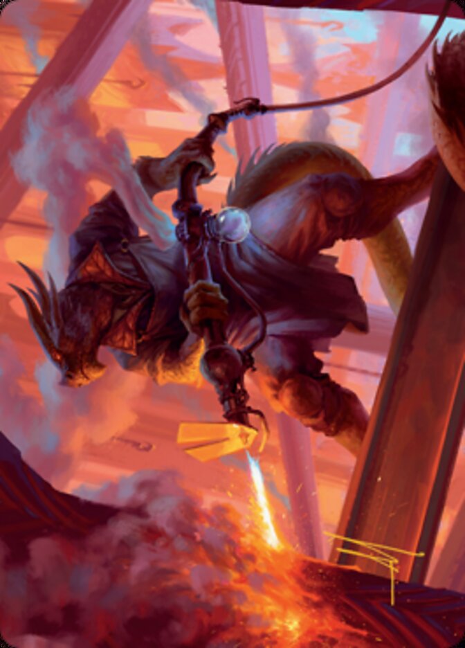 Plasma Jockey Art Card (Gold-Stamped Signature) [Streets of New Capenna Art Series] | The CG Realm