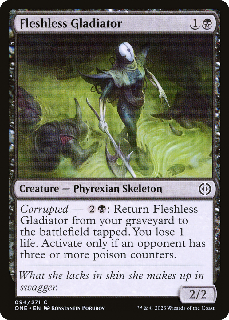 Fleshless Gladiator [Phyrexia: All Will Be One] | The CG Realm