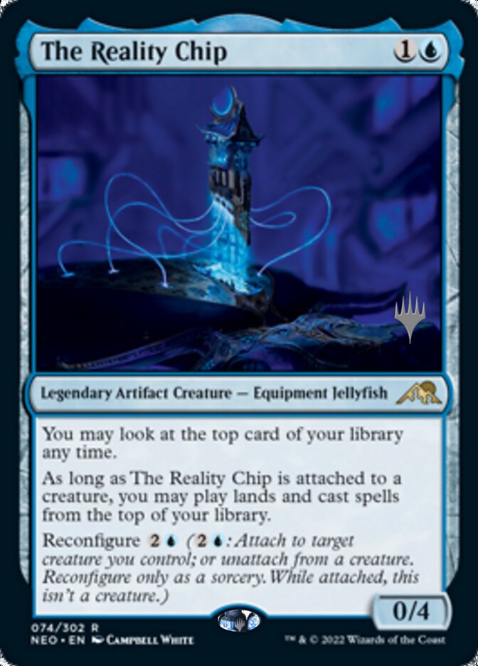 The Reality Chip (Promo Pack) [Kamigawa: Neon Dynasty Promos] | The CG Realm