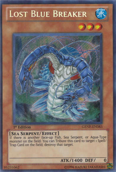 Lost Blue Breaker [GENF-EN083] Secret Rare | The CG Realm