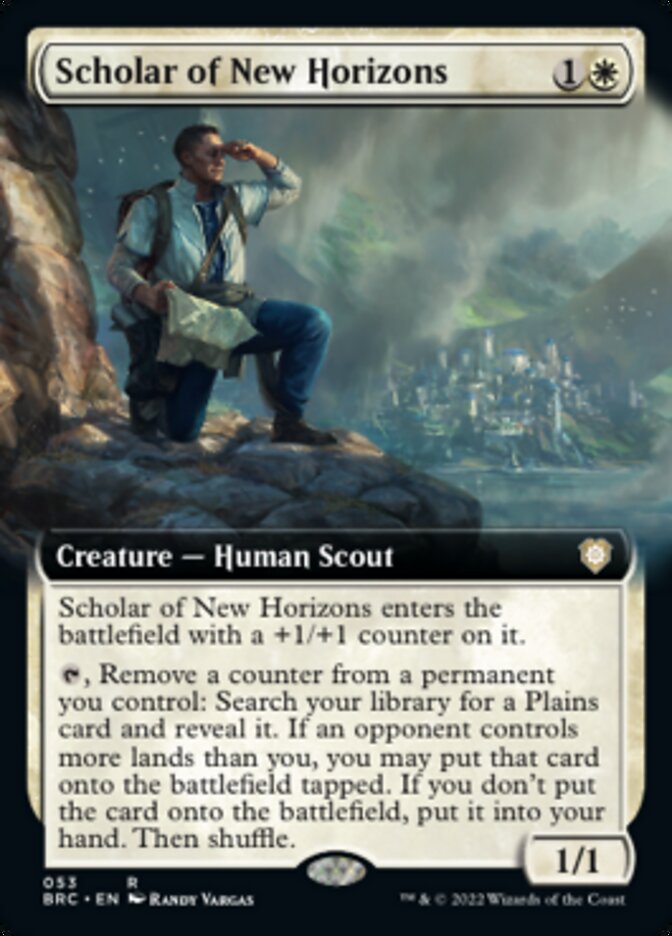 Scholar of New Horizons (Extended Art) [The Brothers' War Commander] | The CG Realm