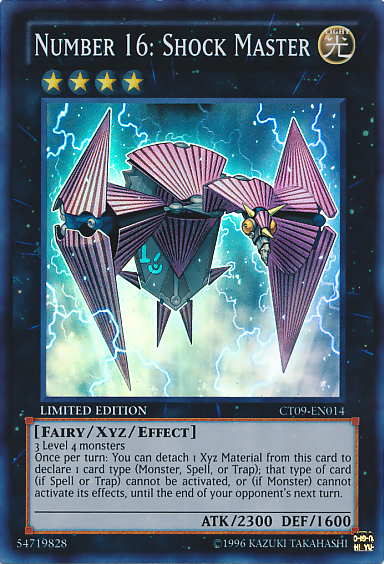 Number 16: Shock Master [CT09-EN014] Super Rare | The CG Realm