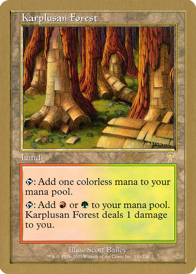 Karplusan Forest (Sim Han How) [World Championship Decks 2002] | The CG Realm