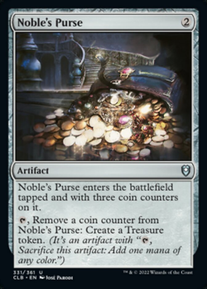 Noble's Purse [Commander Legends: Battle for Baldur's Gate] | The CG Realm