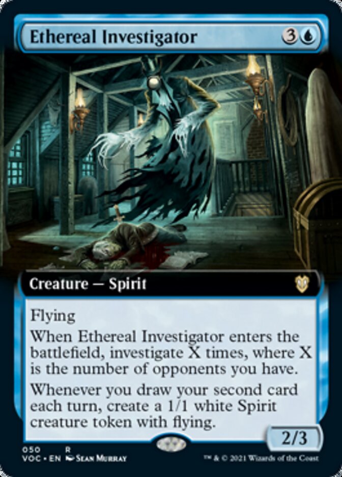 Ethereal Investigator (Extended Art) [Innistrad: Crimson Vow Commander] | The CG Realm