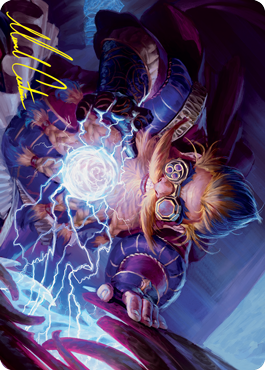 Storm-Kiln Artist Art Card (Gold-Stamped Signature) [Strixhaven: School of Mages Art Series] | The CG Realm
