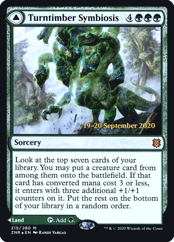Turntimber Symbiosis (PRE-215) - Zendikar Rising Promos Foil